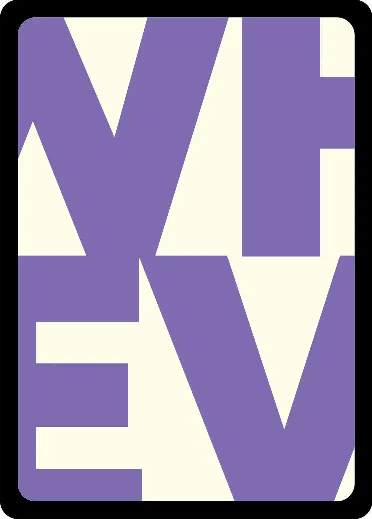 Purple Whatever Card from WHATEVER