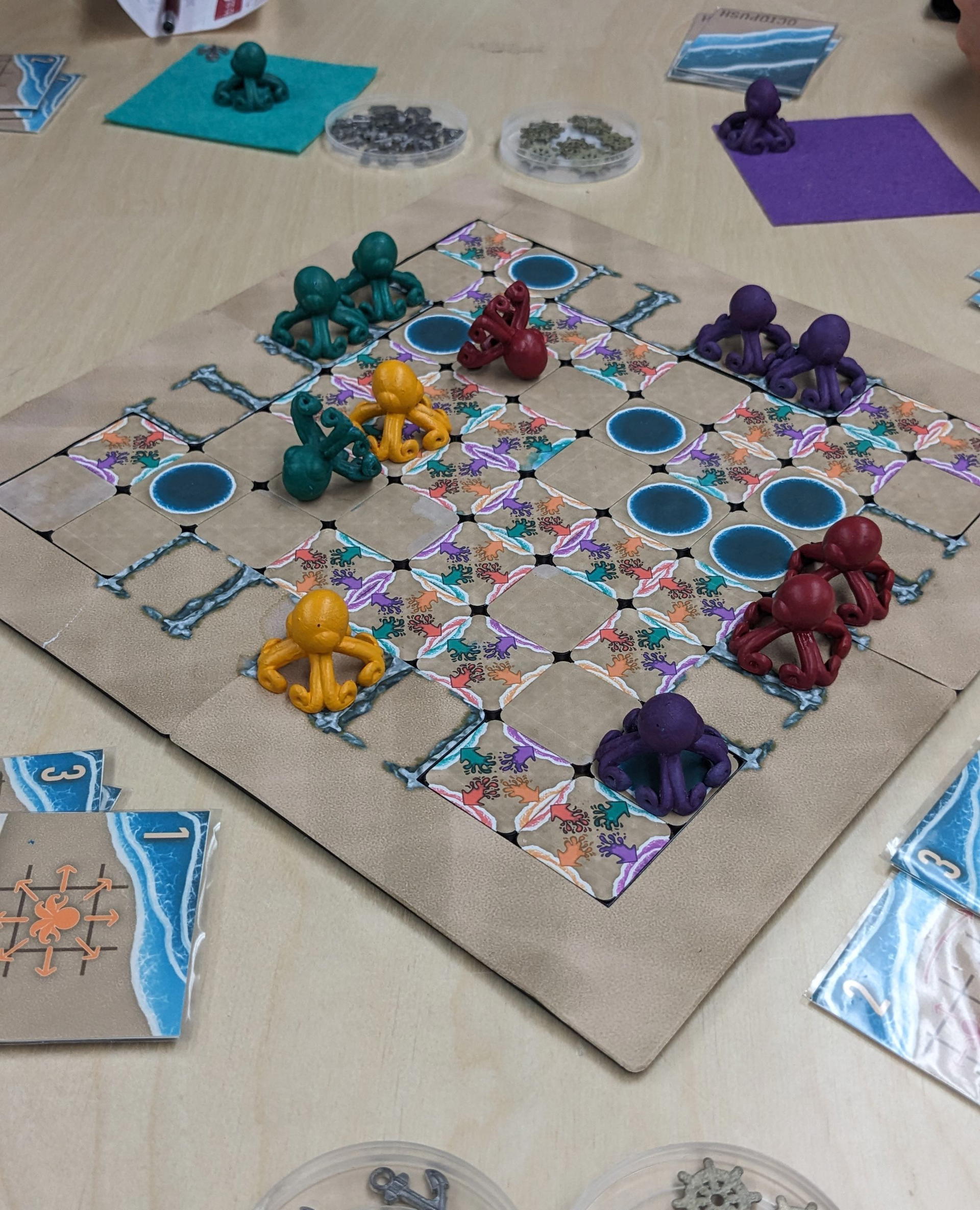 Blue Octopus Games handcrafted pieces