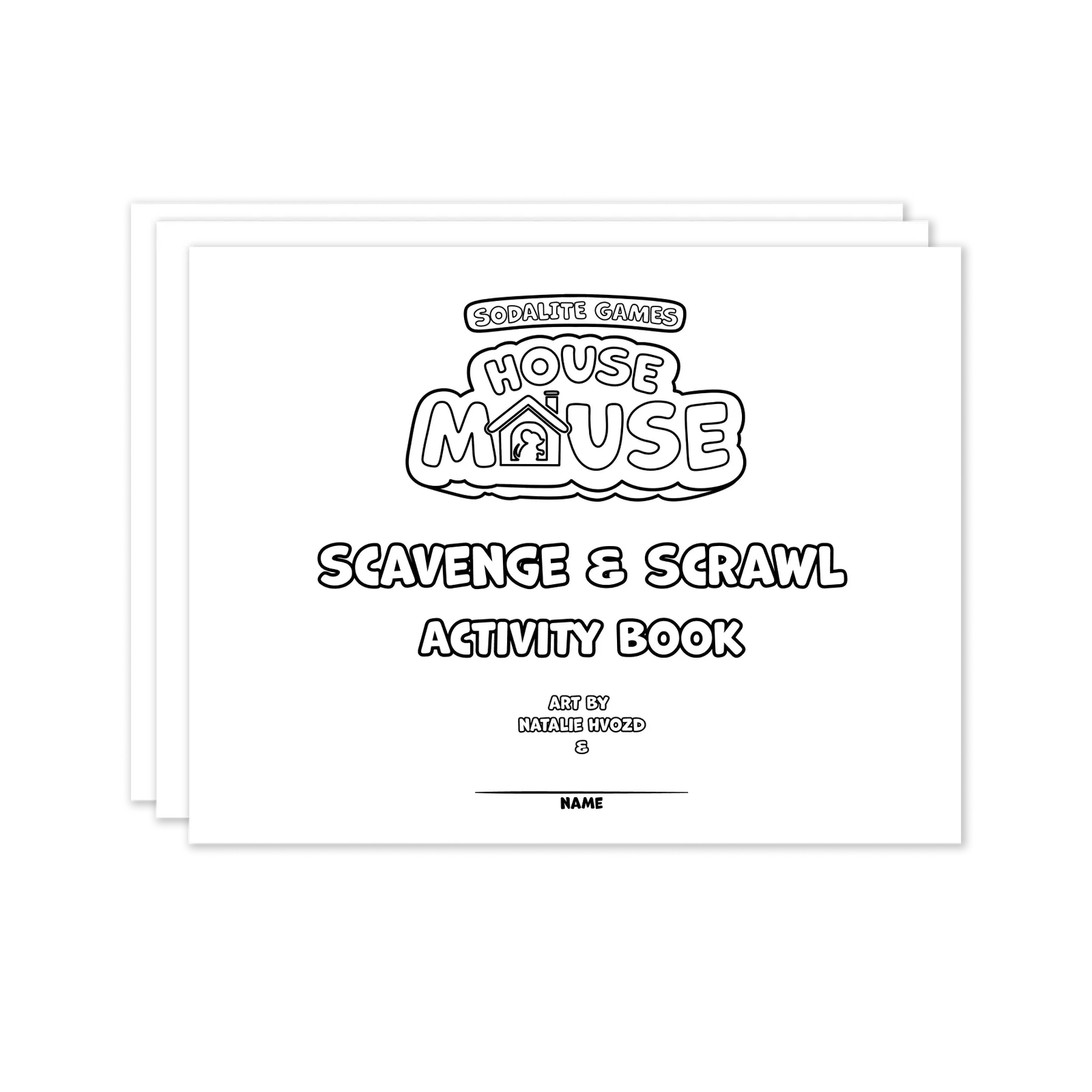 Scavenge & Scrawl: House Mouse Activity Book