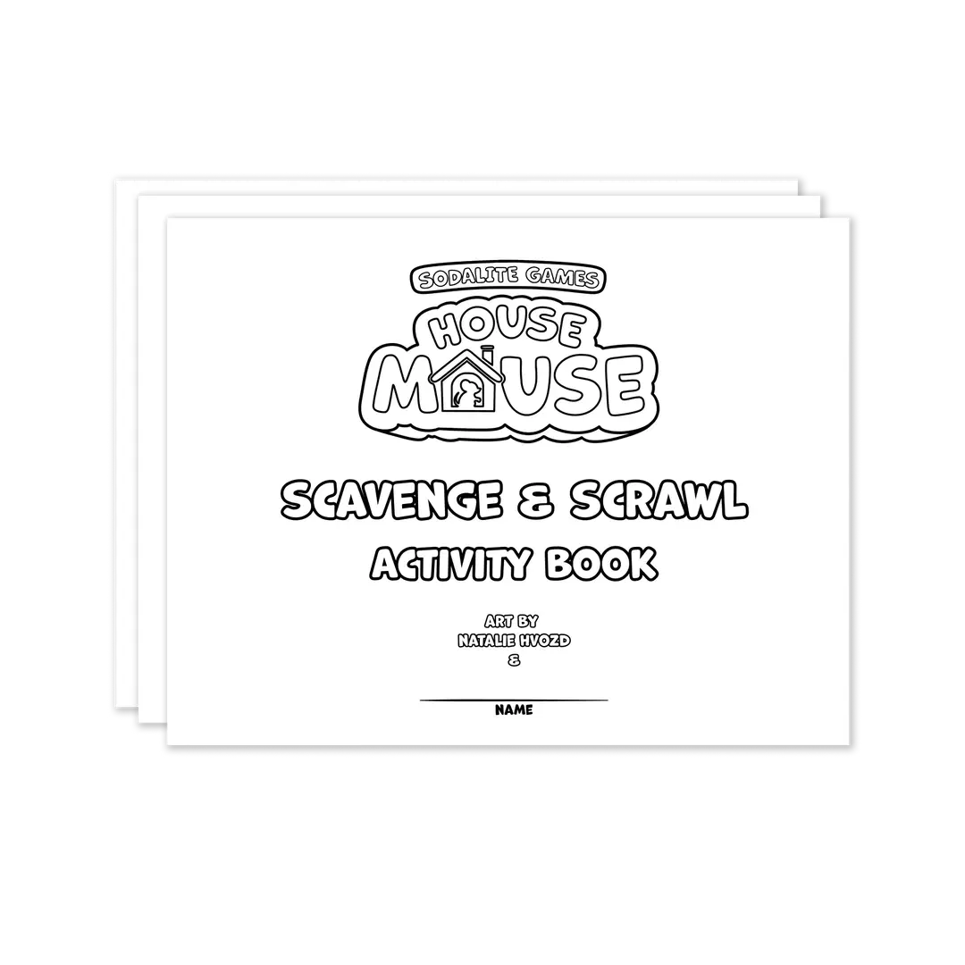 Scavenge & Scrawl: House Mouse Activity Book