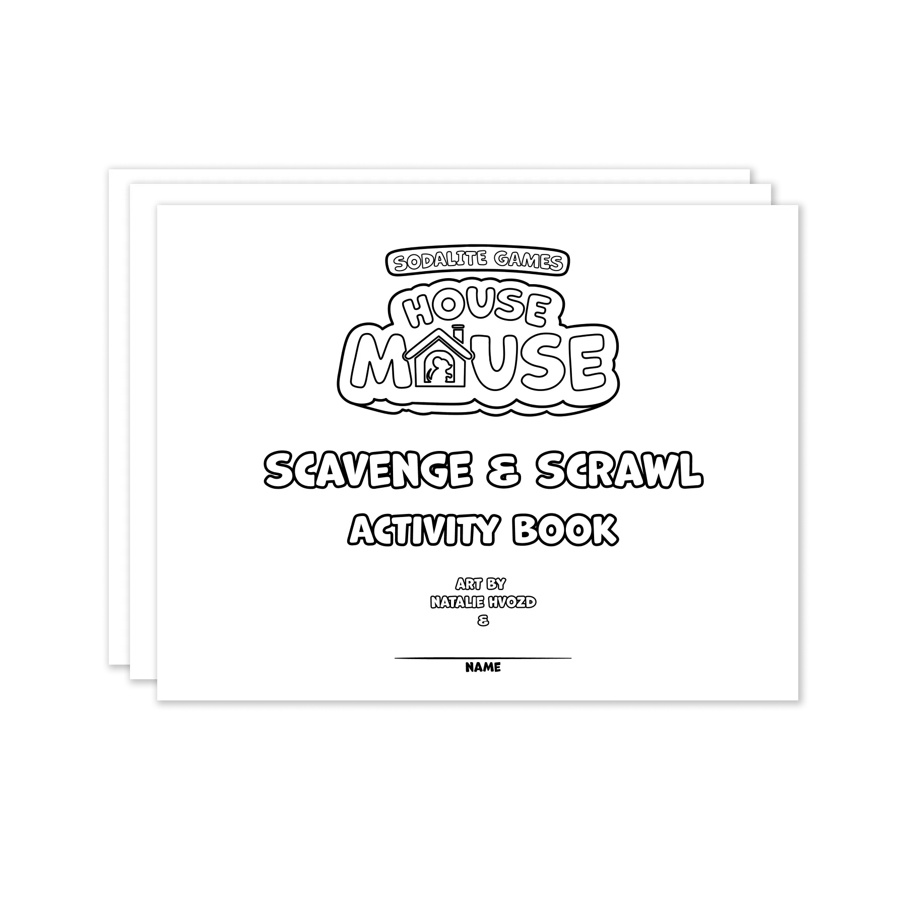 Scavenge & Scrawl: House Mouse Activity Book
