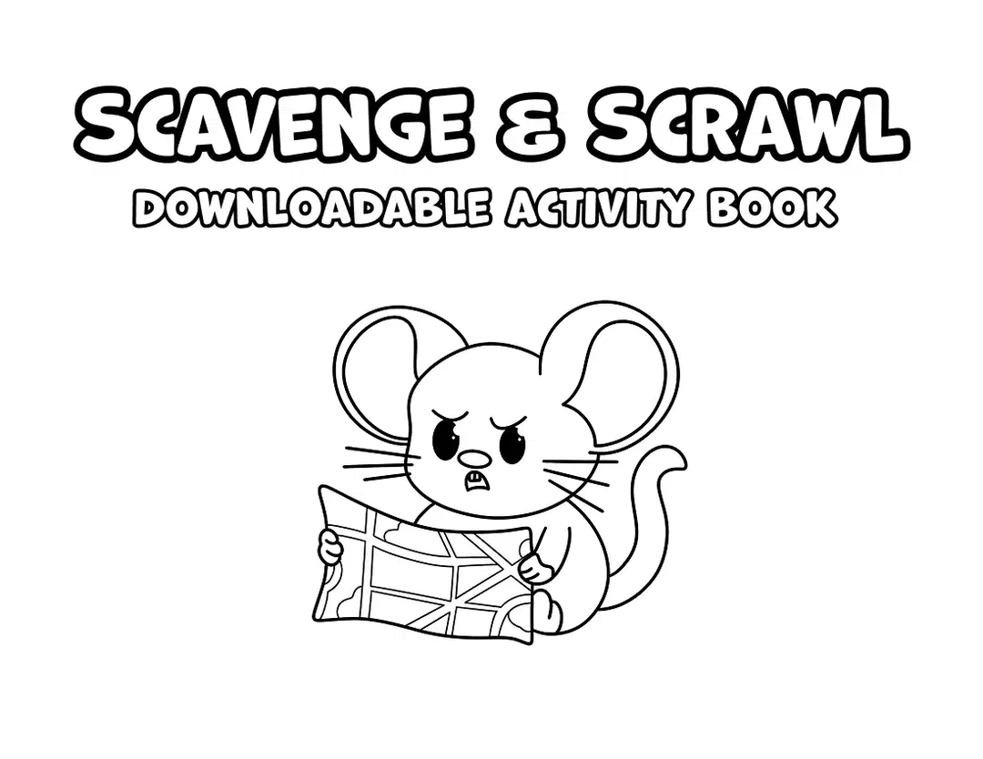 Scavenge & Scrawl: Activity Book